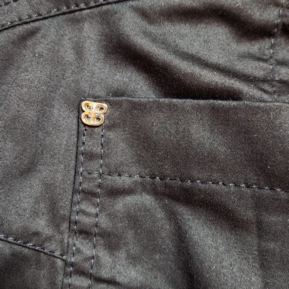 BASLER Black Straight Leg Pants Button Zip Pockets Size 20 - Picture 8 of 9